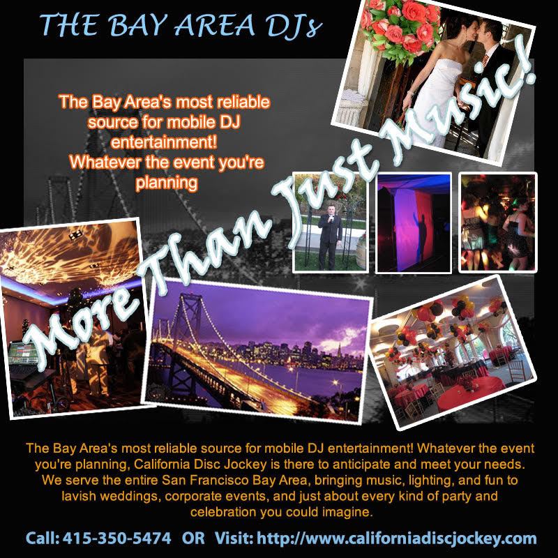 Bay Area wedding DJ entertainment, reception lighting and dancing